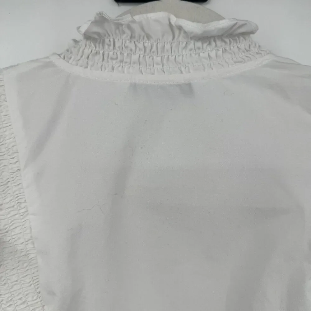 ASOS White Ruffle Blouse - Picture 5 of 12